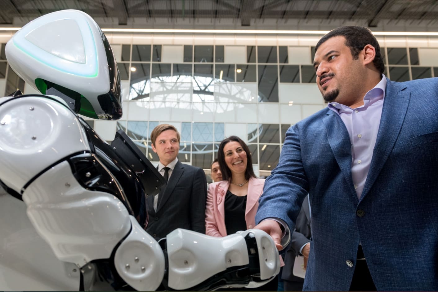 The prince of Saudi Arabia met Promobot PROMOBOT